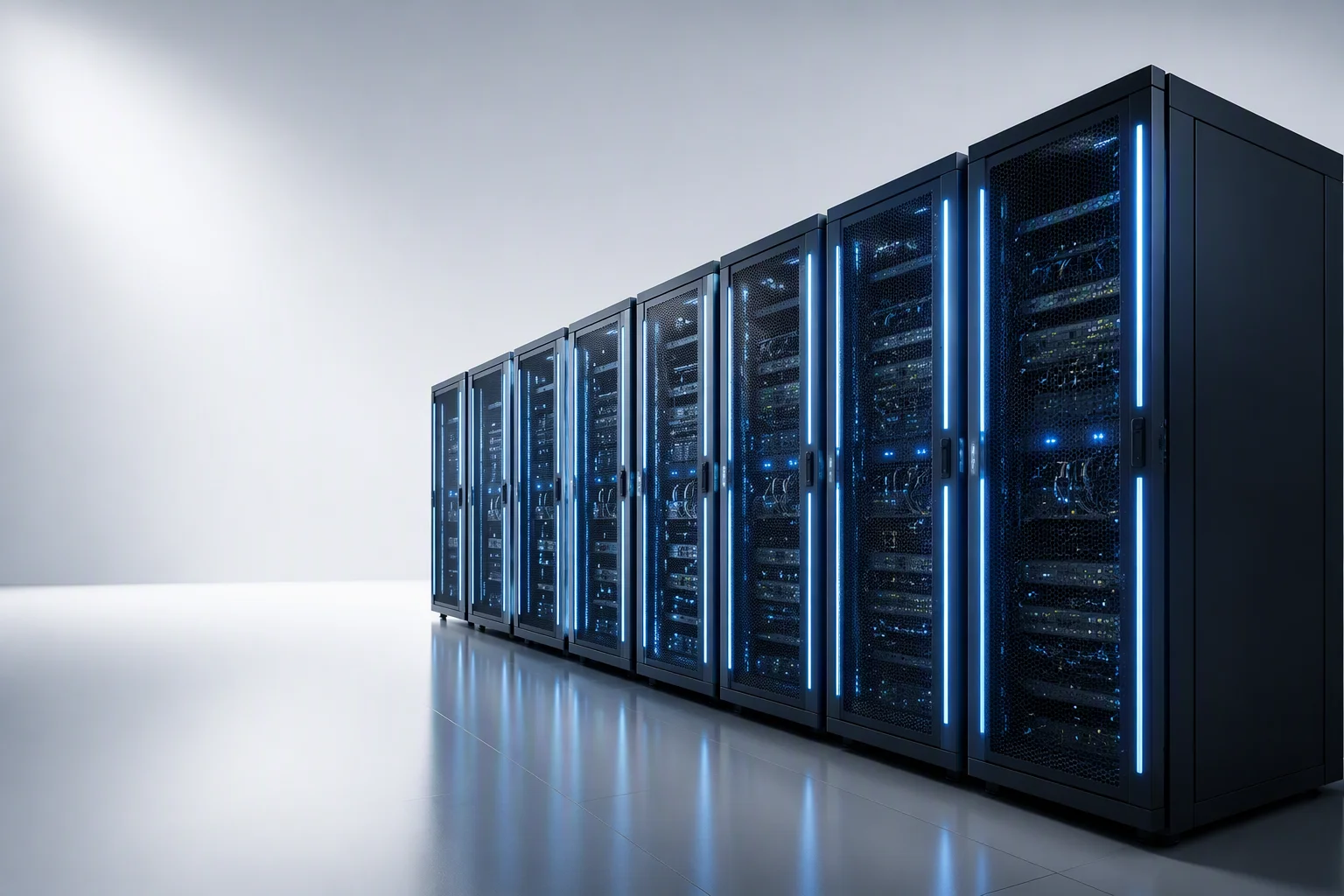 High-layer telecom PCBA seated on a soft white studio background